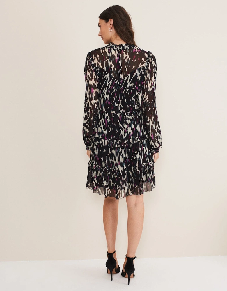 Millicent Print Tiered Dress