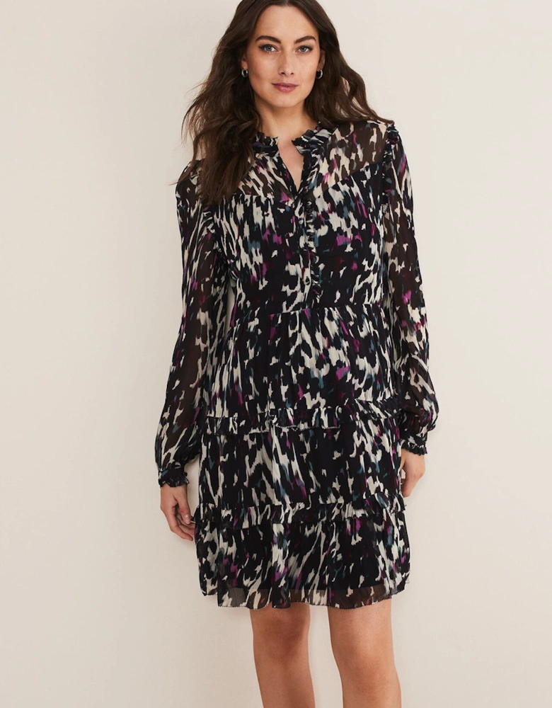 Millicent Print Tiered Dress