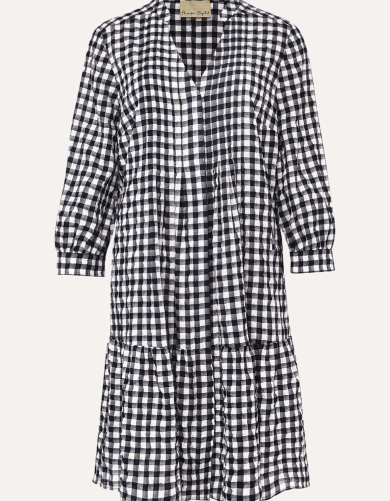 Oona Gingham Swing Dress