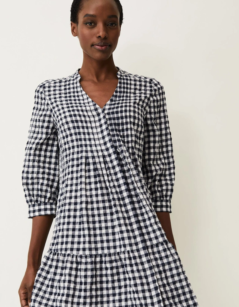 Oona Gingham Swing Dress