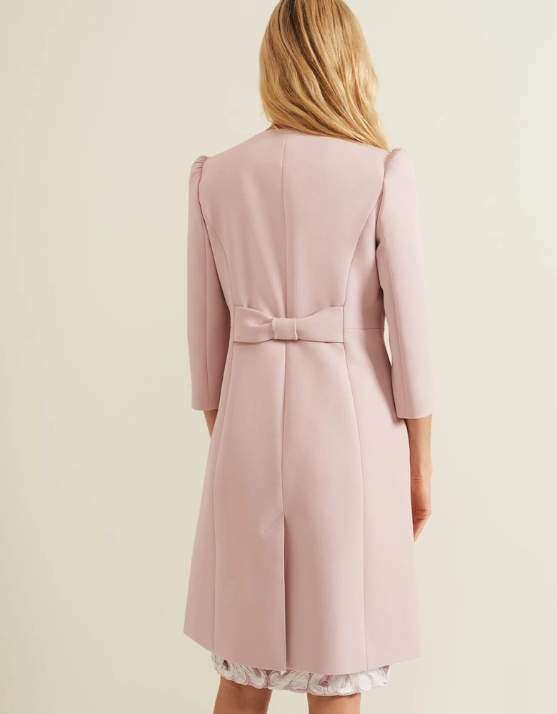 Venita Bow Long Jacket