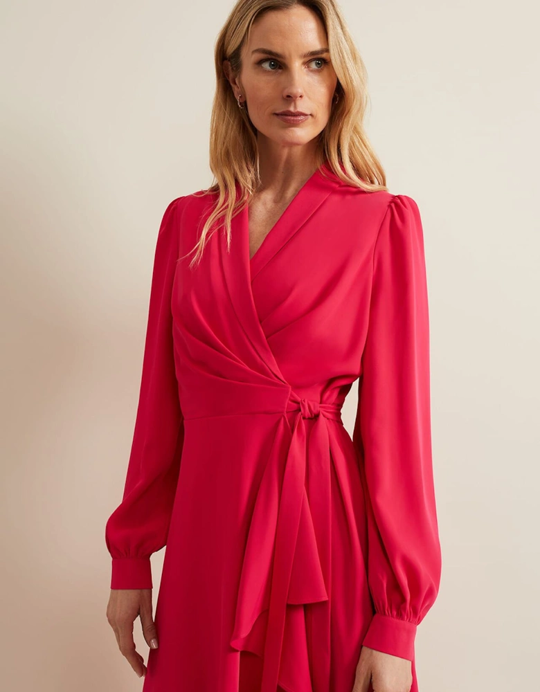 Philippa Long Sleeve Midi Dress