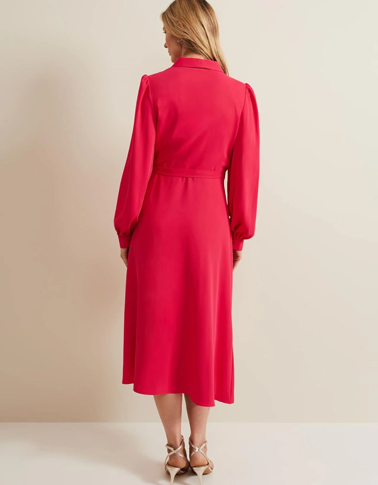 Philippa Long Sleeve Midi Dress