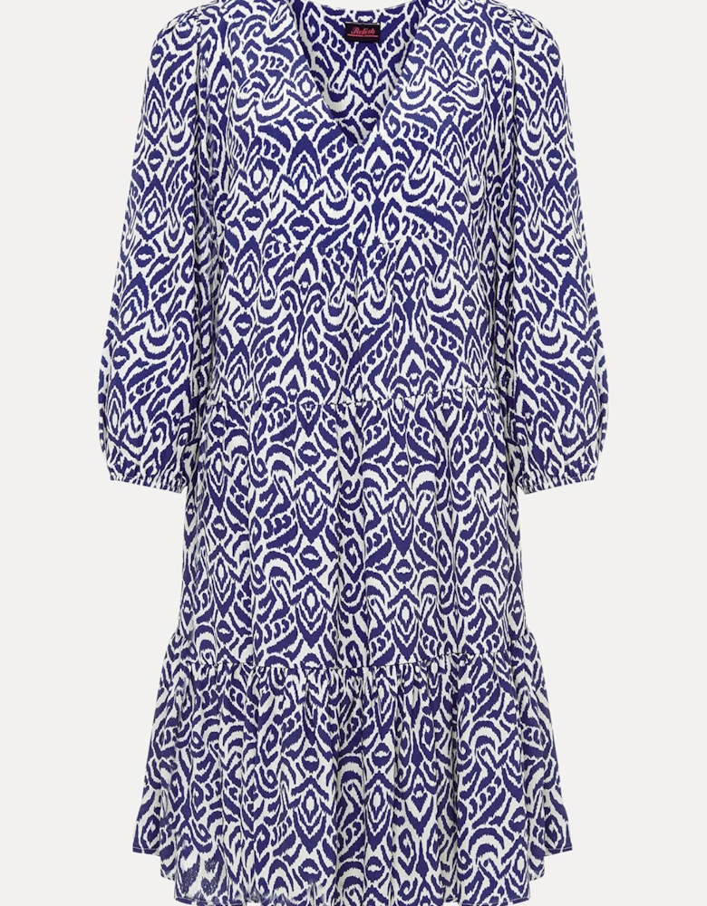 Alicia Ikat Swing Mini Dress