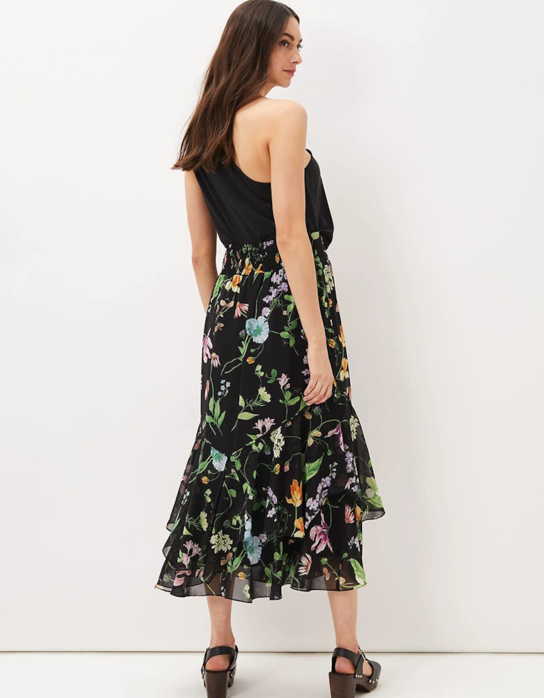 Kayley Floral Printed Maxi Skirt