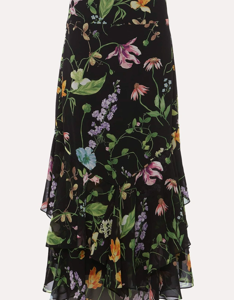 Kayley Floral Printed Maxi Skirt