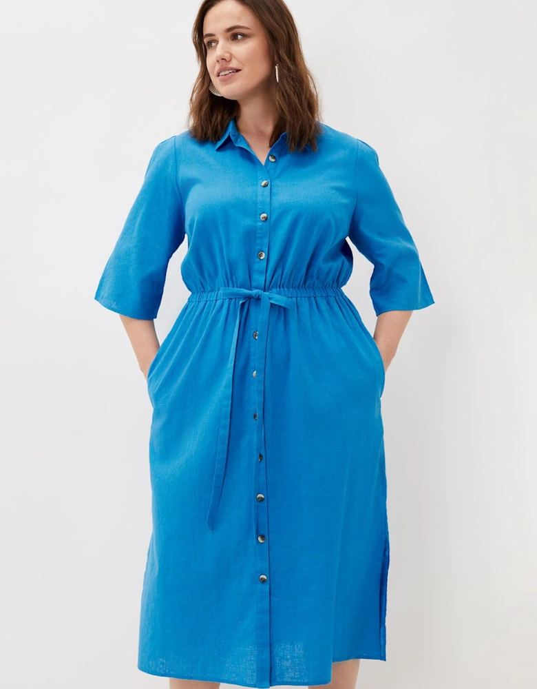 Marlene Tie Shirt Dress