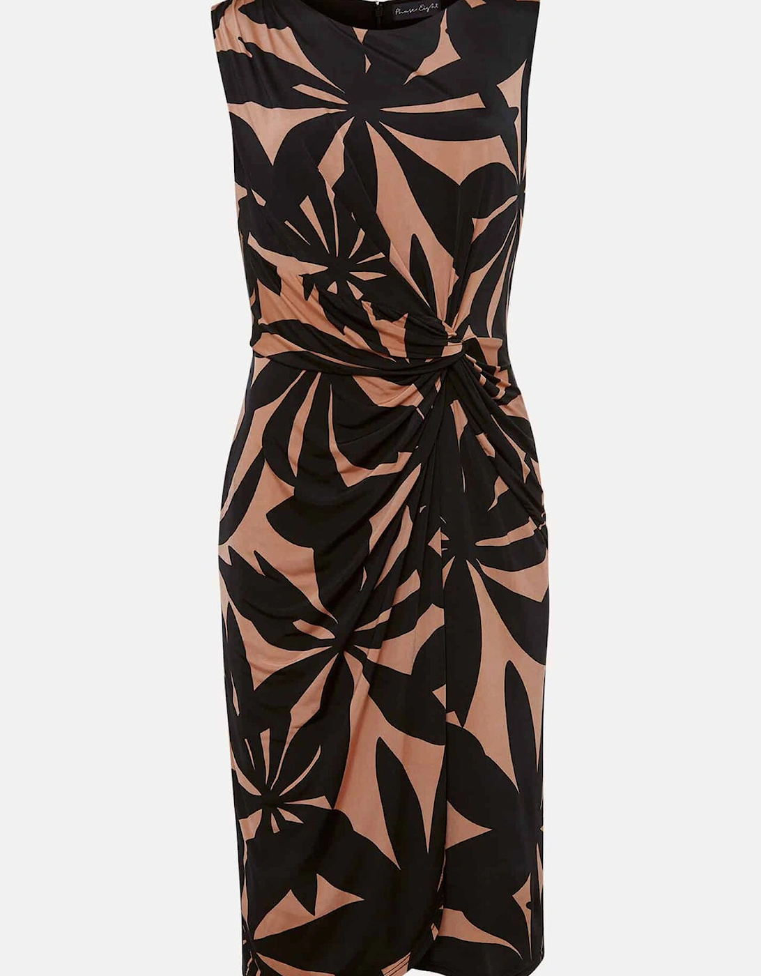 Joanna Leaf Print Bodycon Mini Dress