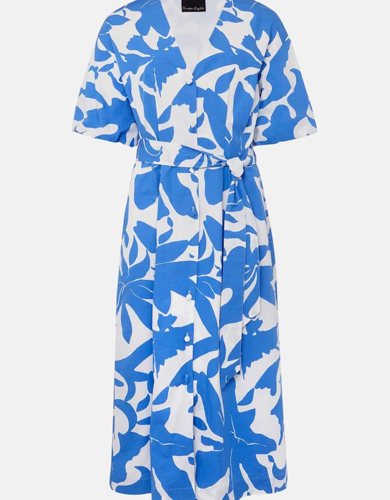 Sienna Cotton Two Colour Midi Dress