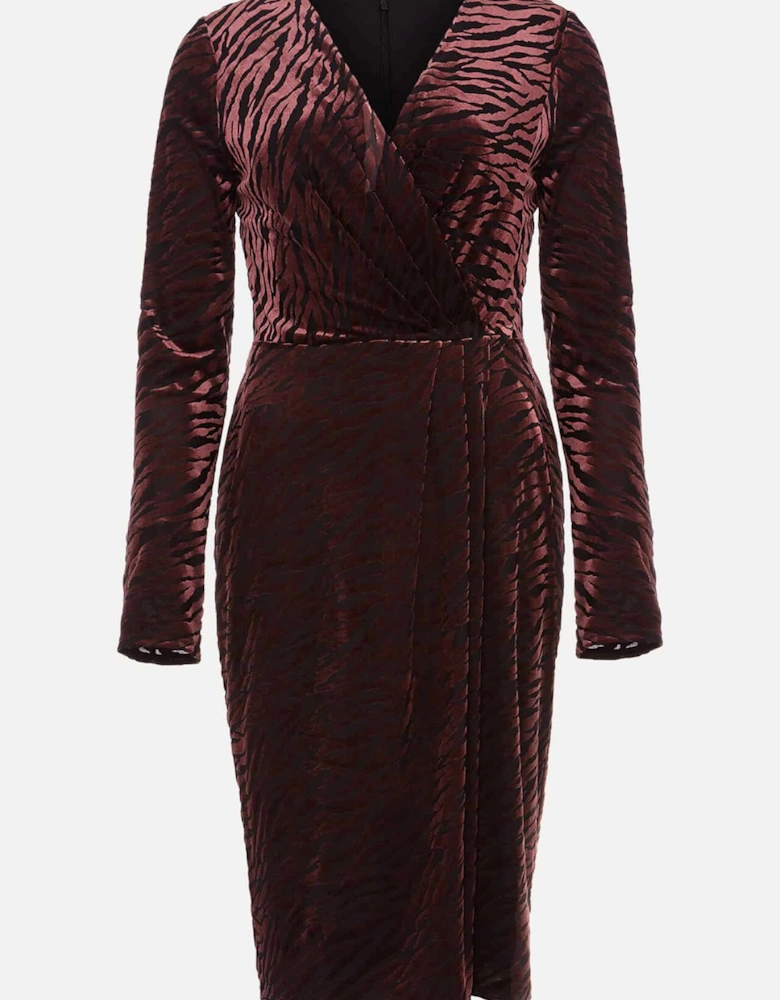 Elina Velvet Burnout Dress