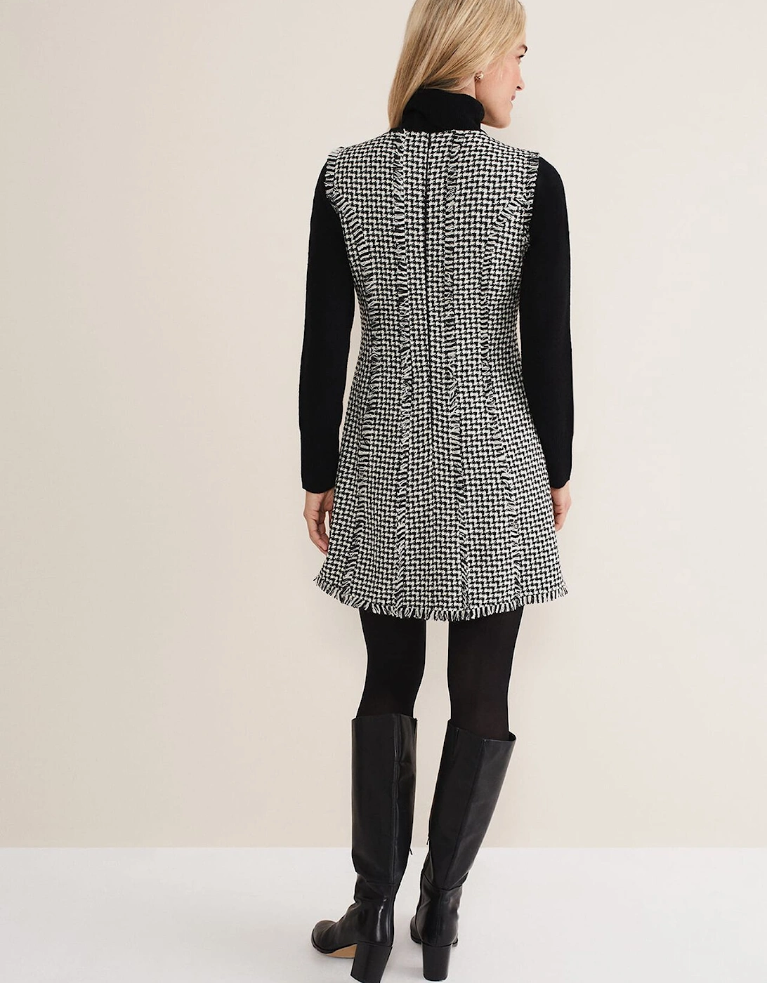 Arie Tweed Mini Dress