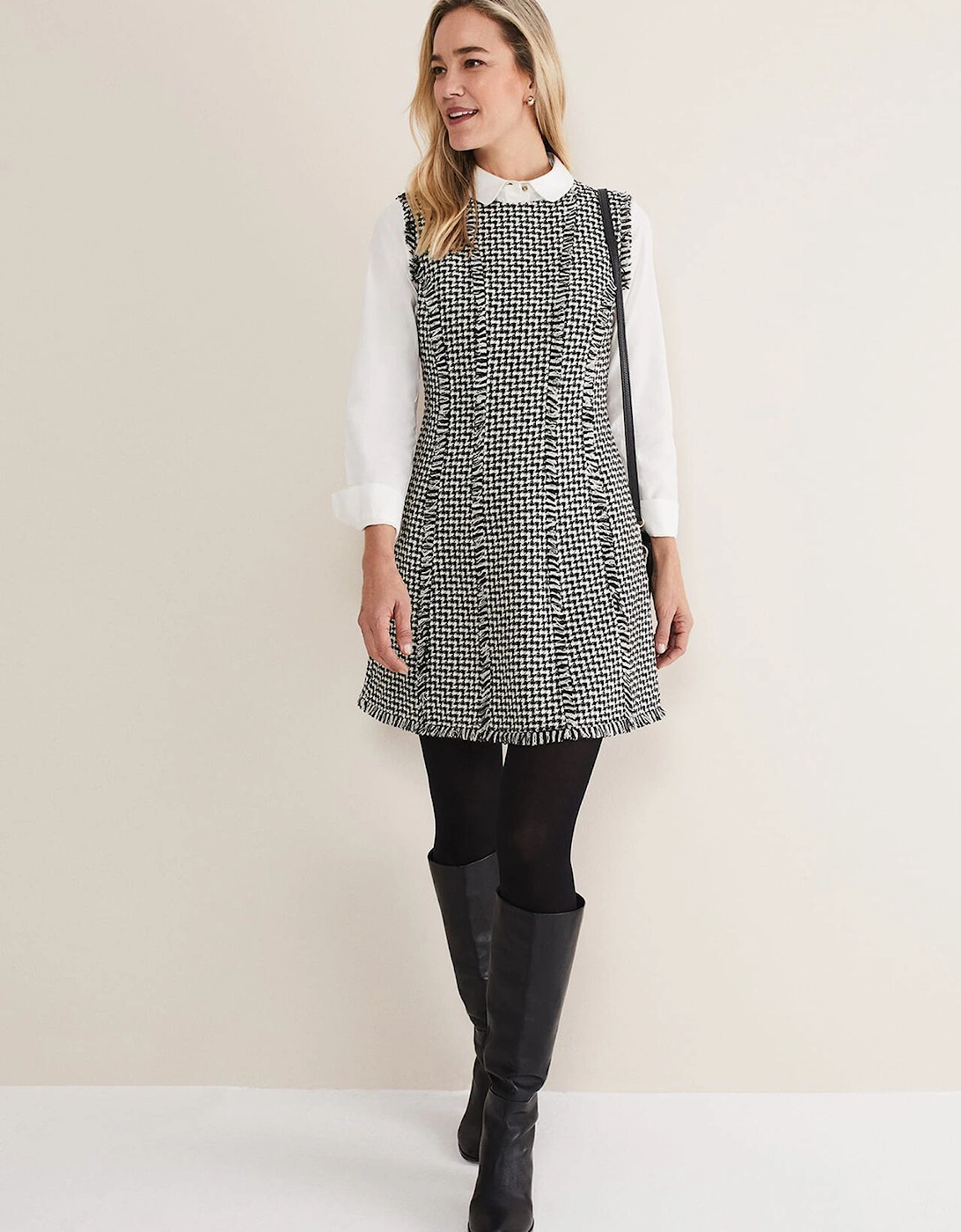 Arie Tweed Mini Dress