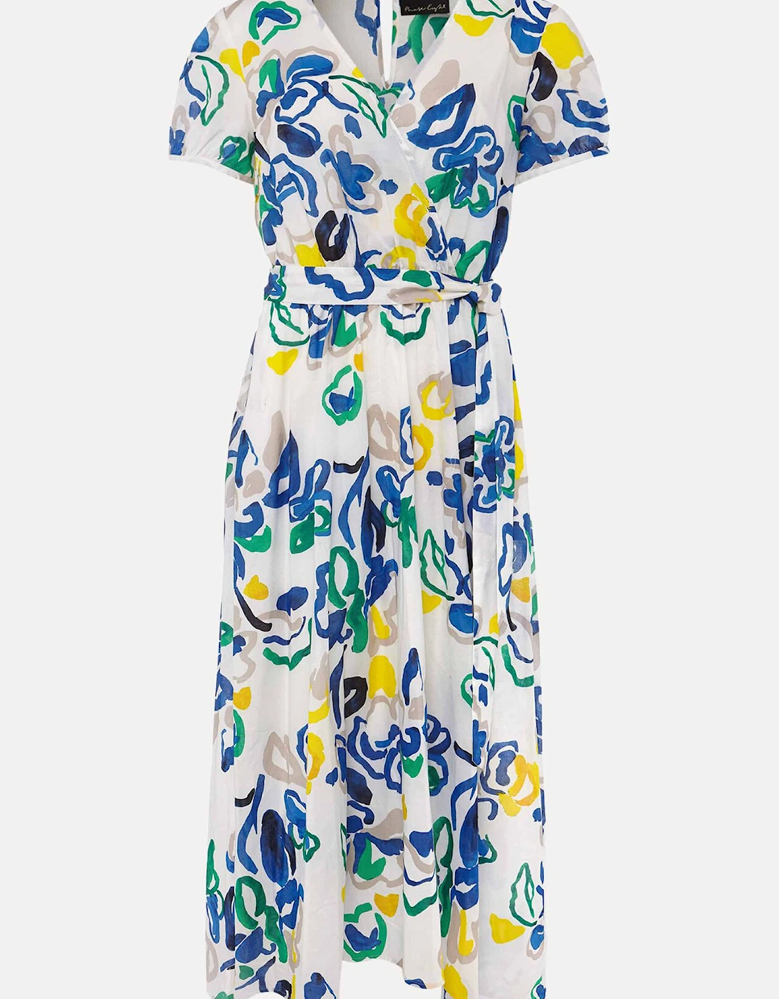 Jana Abstract Print Midi Dress