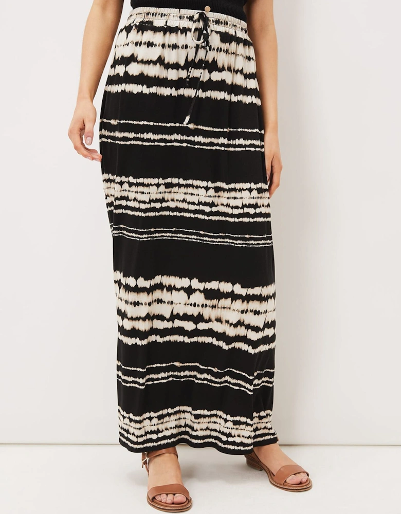 Ce Ce Tie Dye Jersey Maxi Skirt