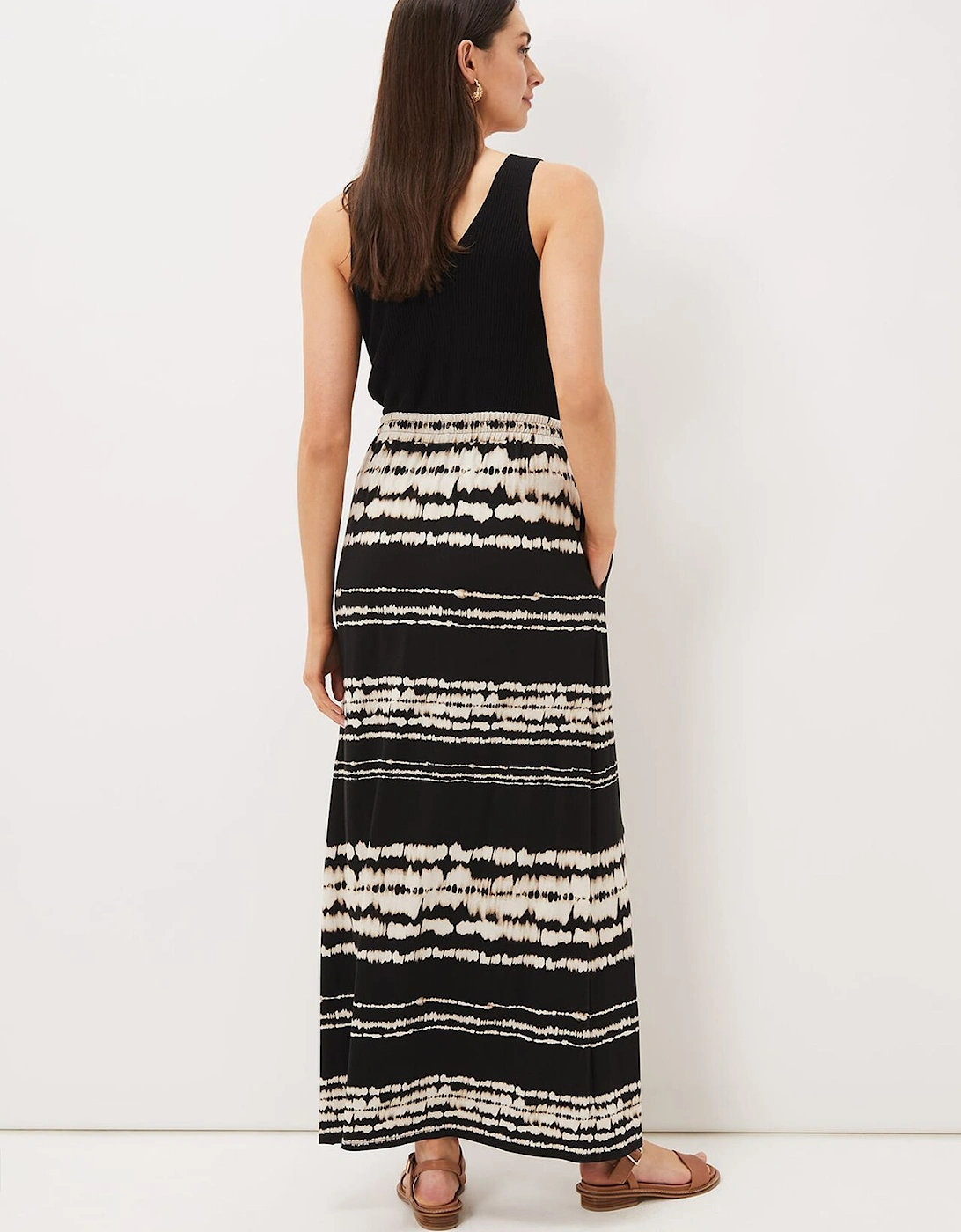 Ce Ce Tie Dye Jersey Maxi Skirt