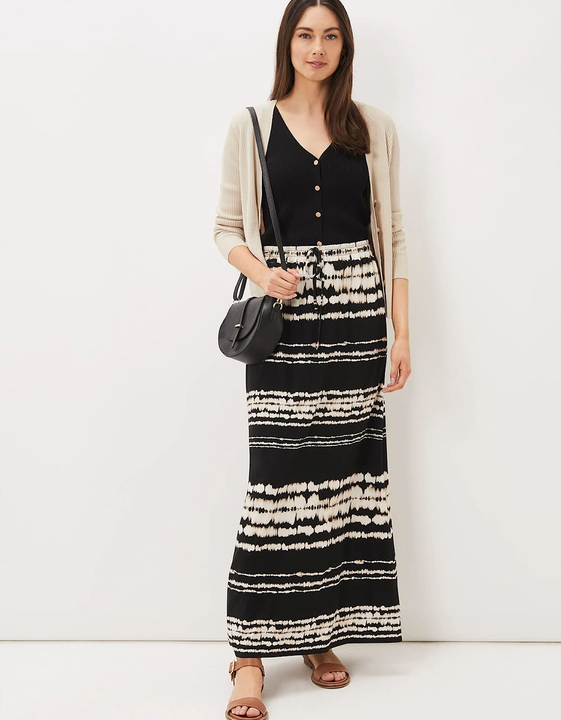 Ce Ce Tie Dye Jersey Maxi Skirt