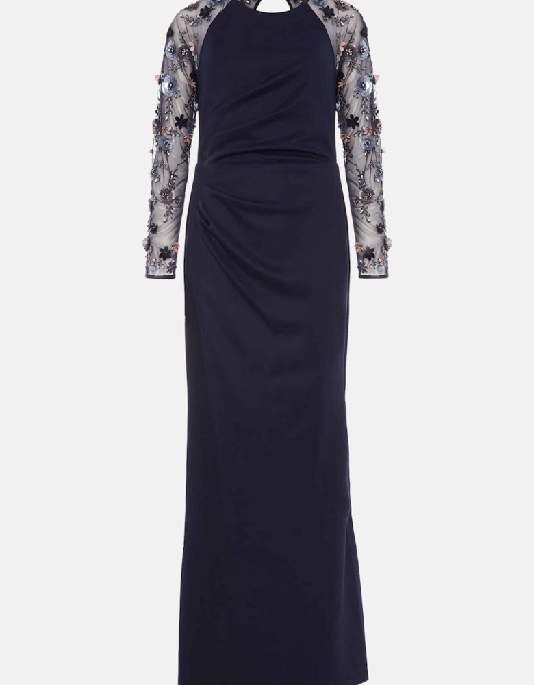 Jody Sequin Sleeve Maxi Dress