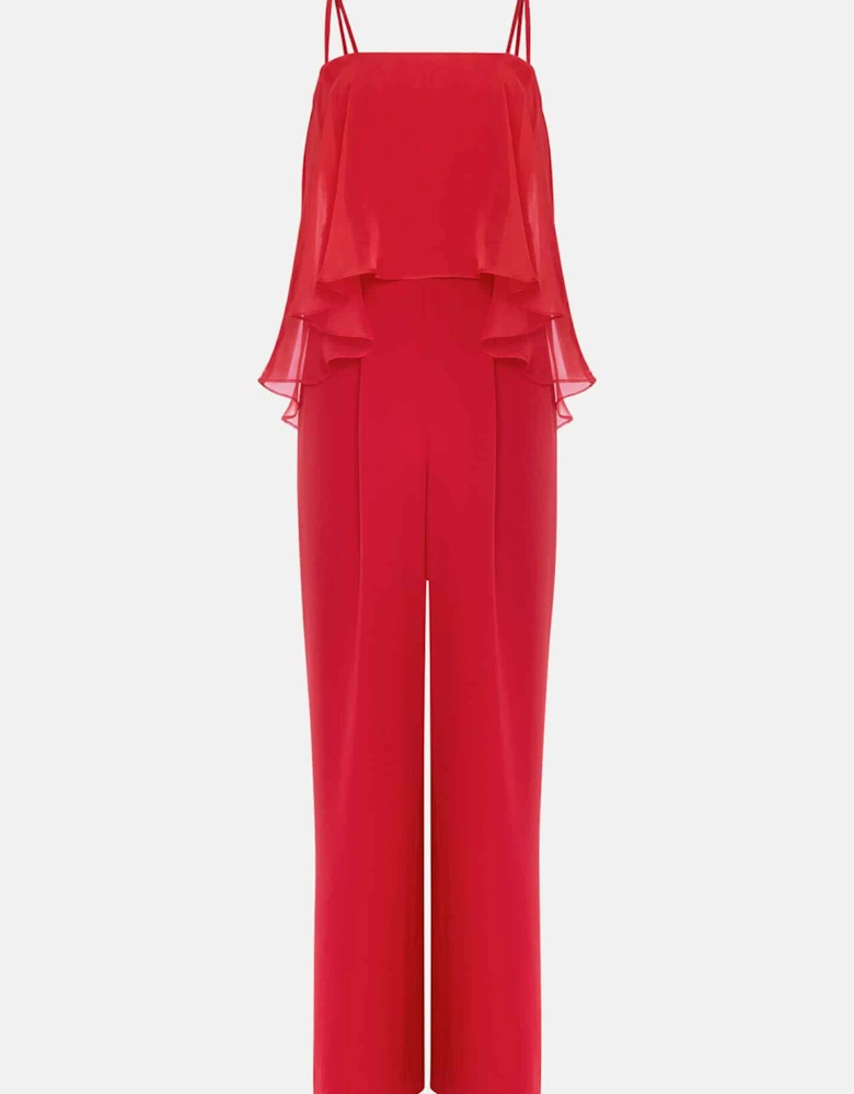 Anna Red Wide Leg Jumpsuit