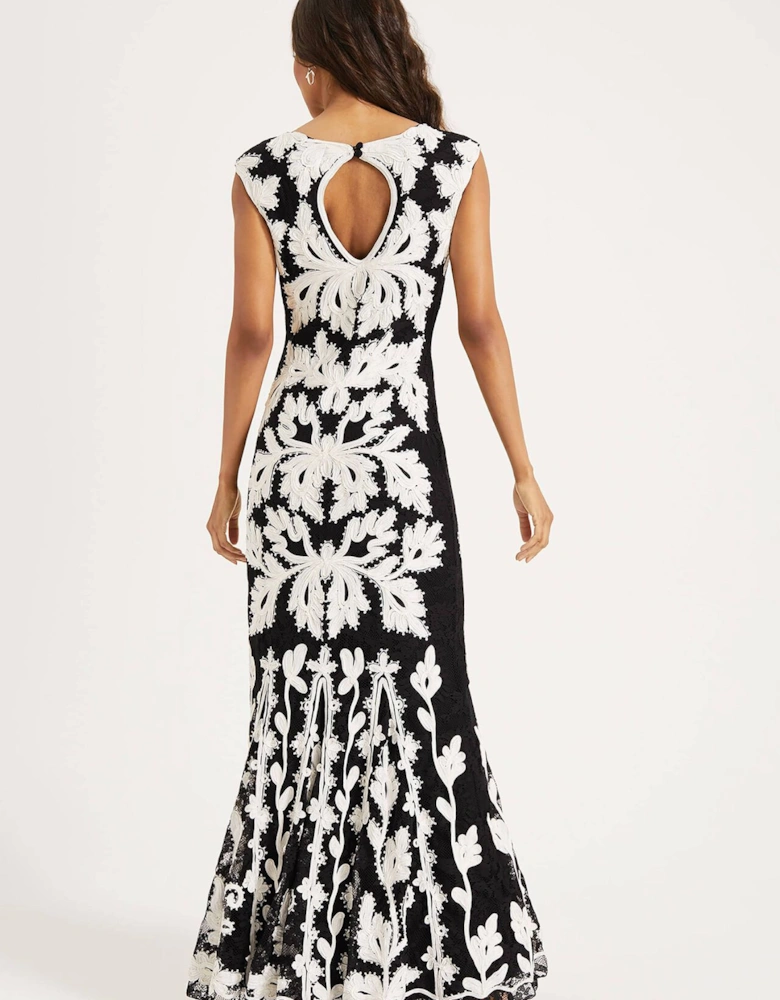 Paige Tapework Lace Maxi Dress