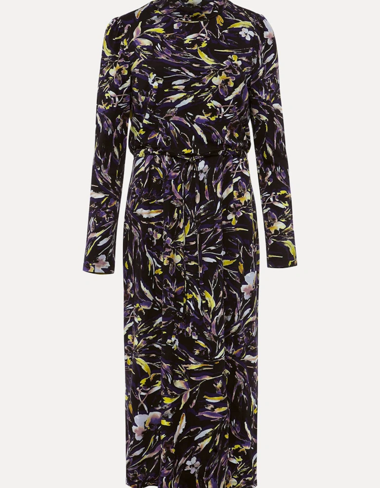 Zenobia Printed Jersey Dress