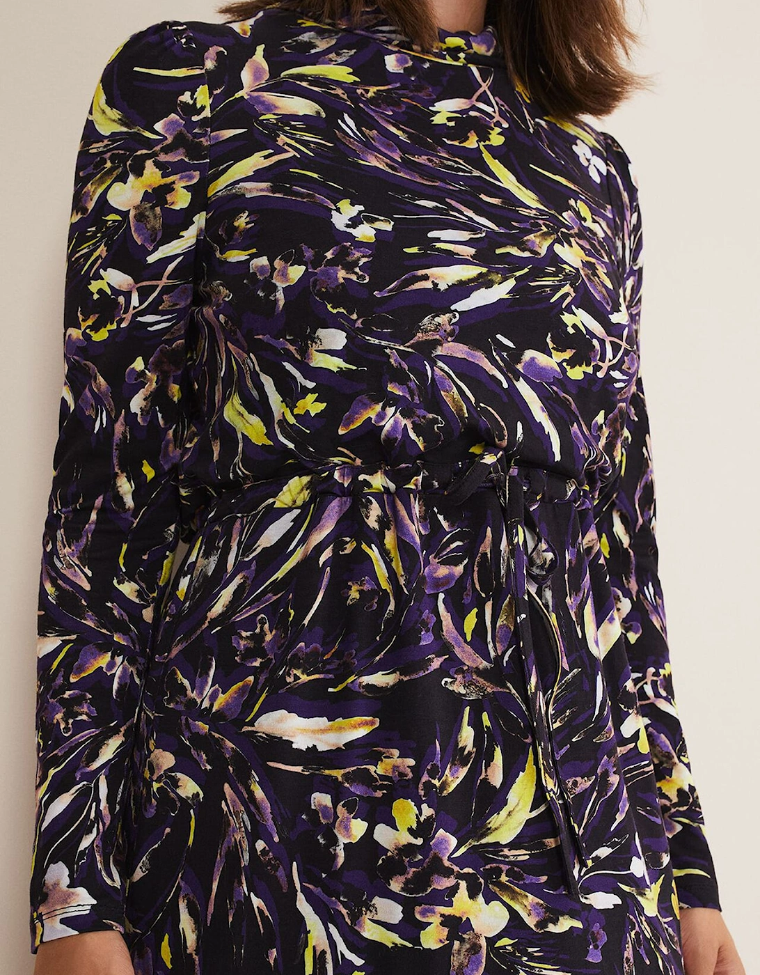 Zenobia Printed Jersey Dress