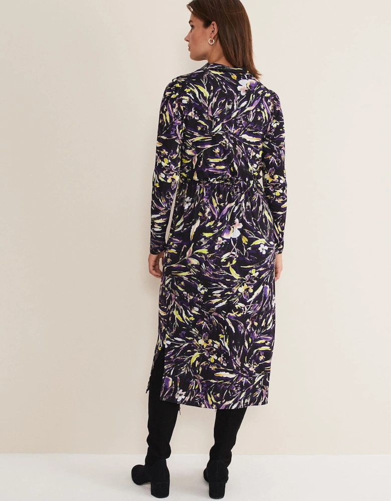 Zenobia Printed Jersey Dress