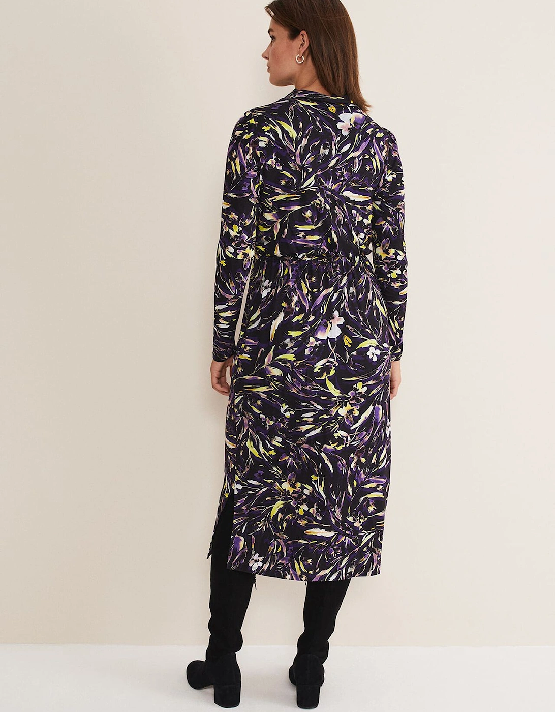 Zenobia Printed Jersey Dress