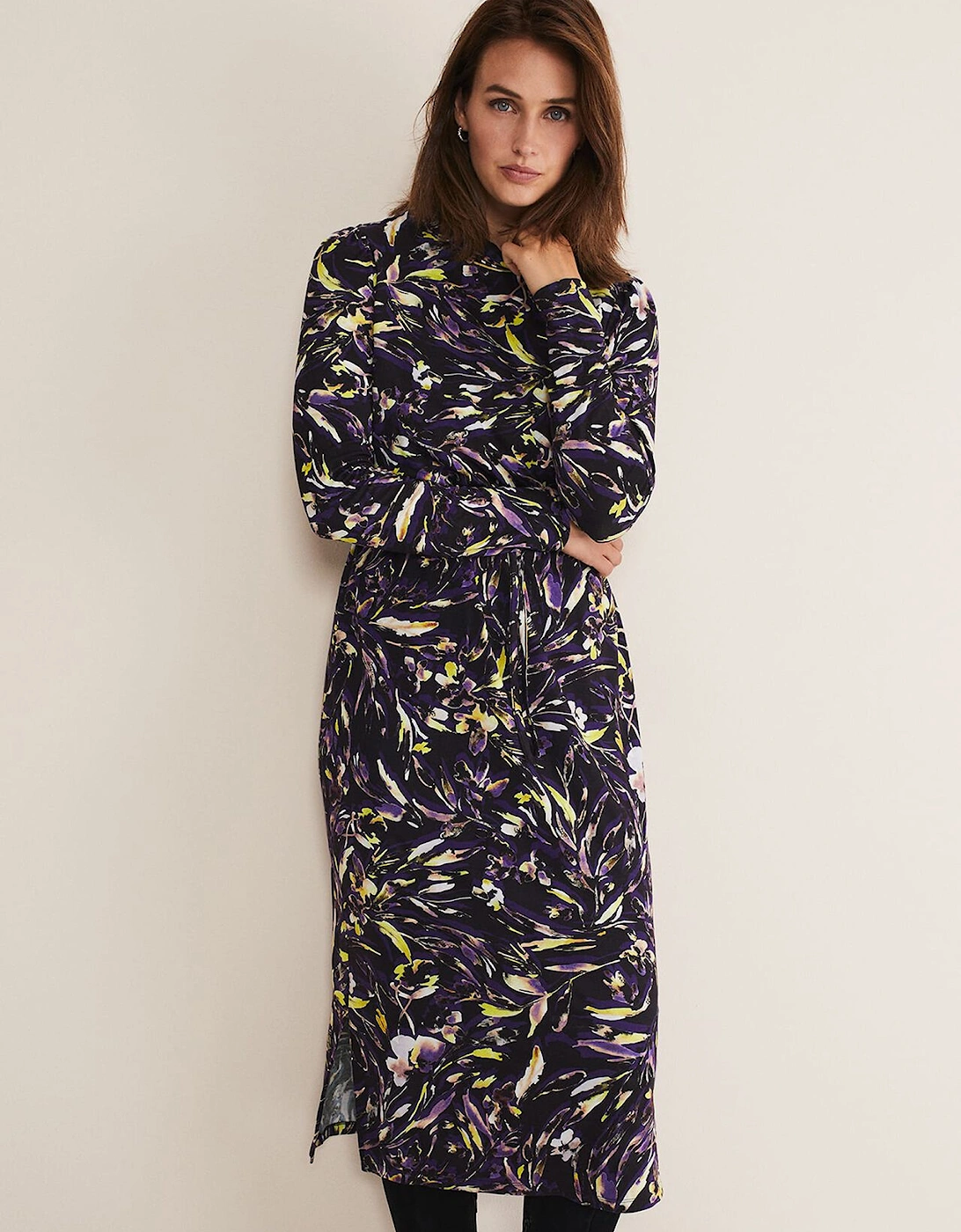 Zenobia Printed Jersey Dress