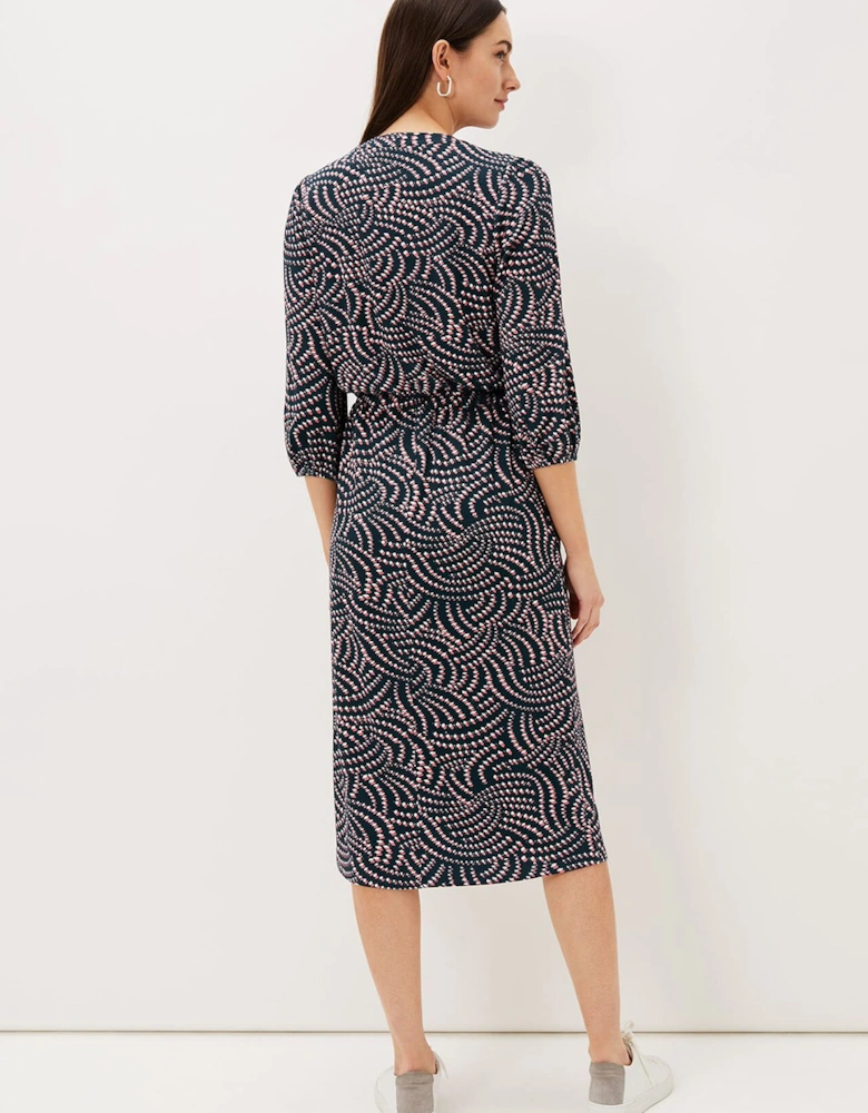 Grace Geo Tile Print Dress