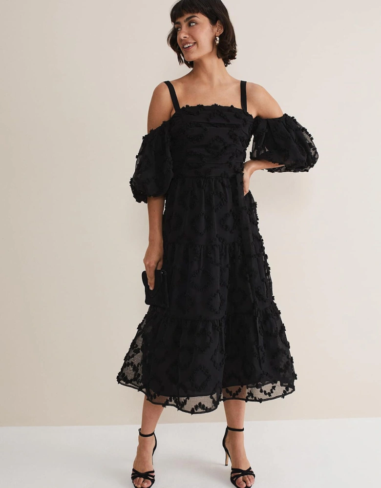 Margarita Off The Shoulder Midaxi Dress