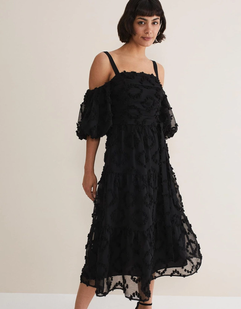 Margarita Off The Shoulder Midaxi Dress