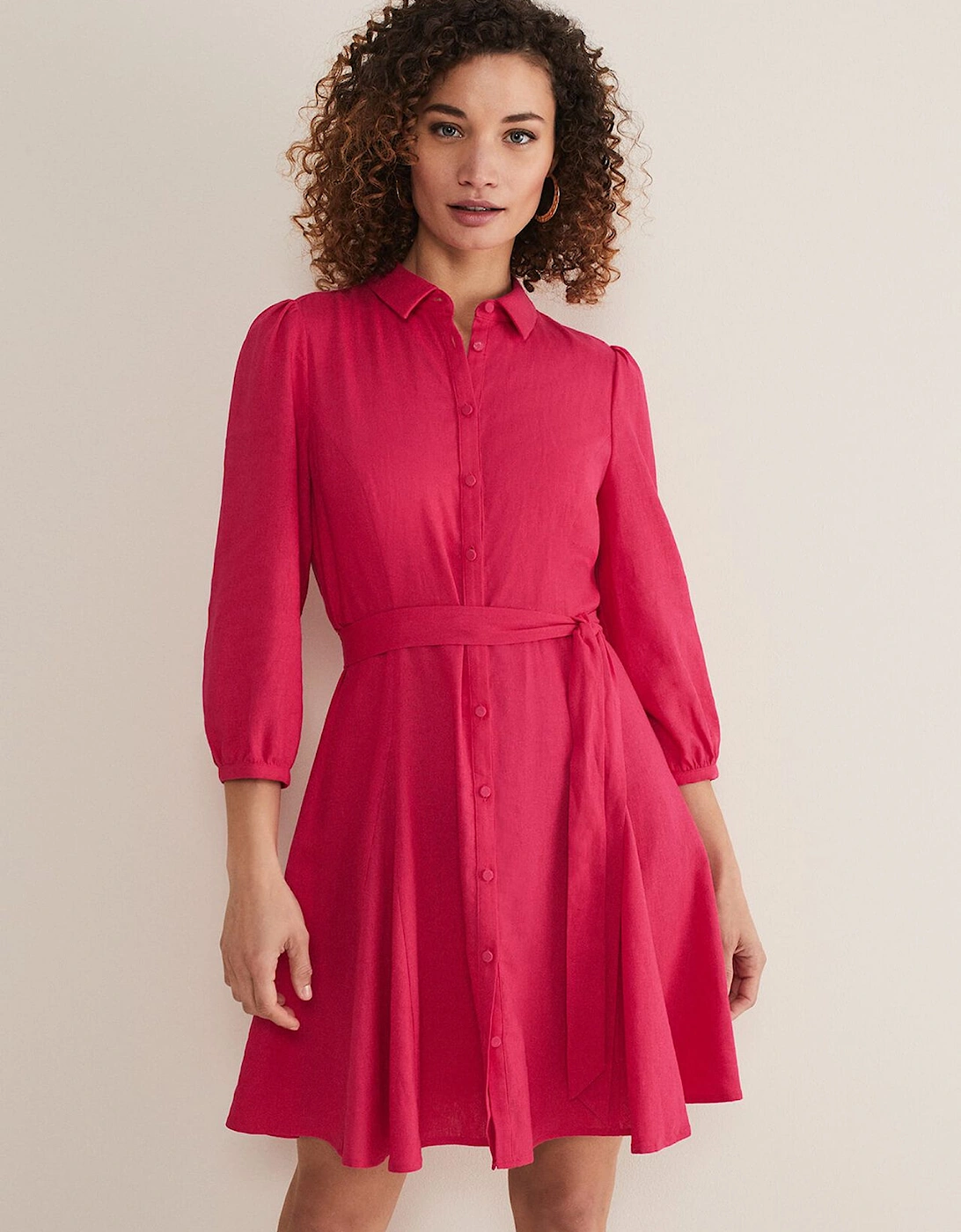 Lucie Linen Shirt Dress, 7 of 6