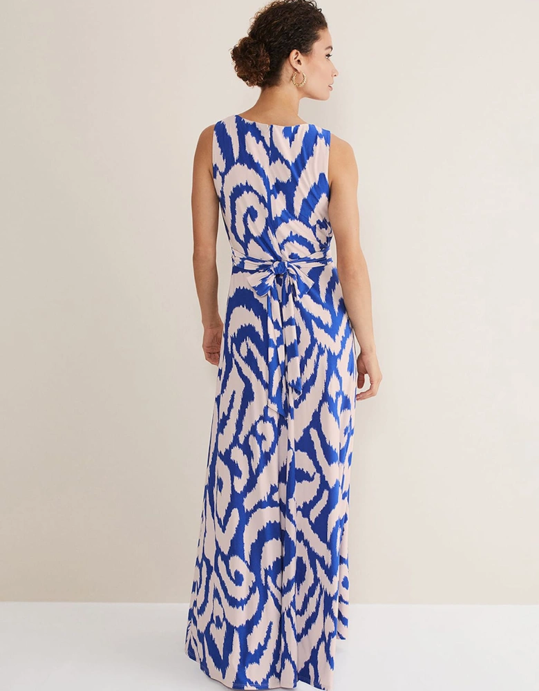 Artemis Jersey Print Maxi Dress