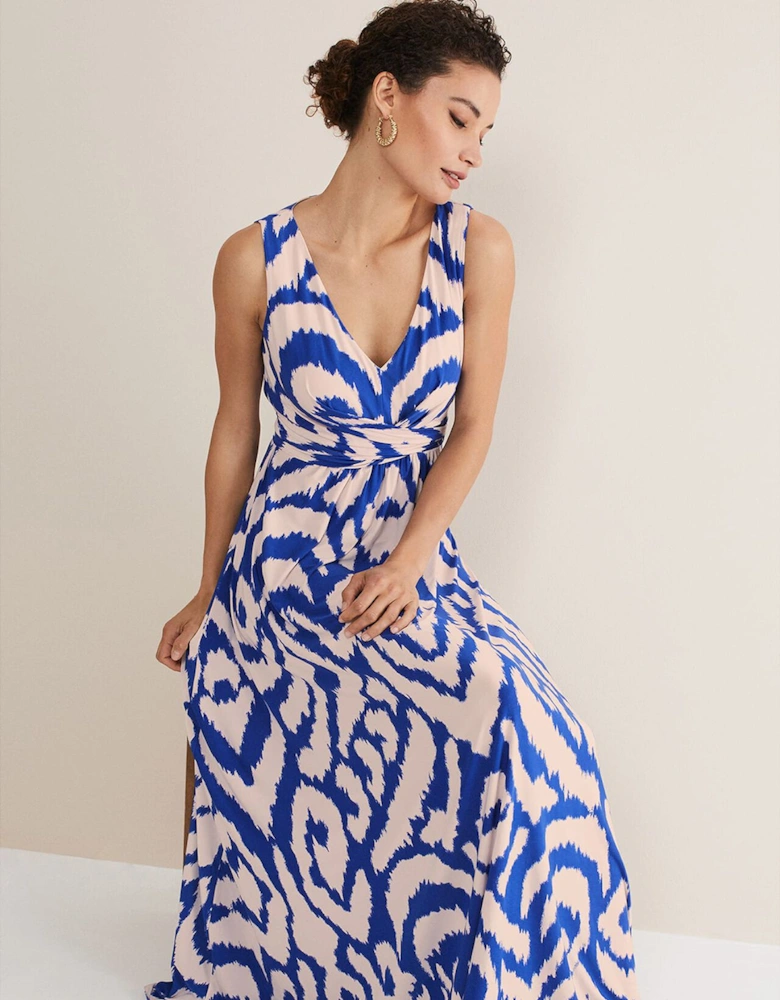 Artemis Jersey Print Maxi Dress