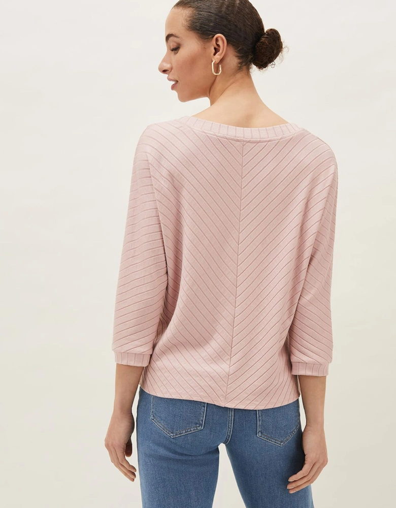 Ana V-Neck Ribbed Top