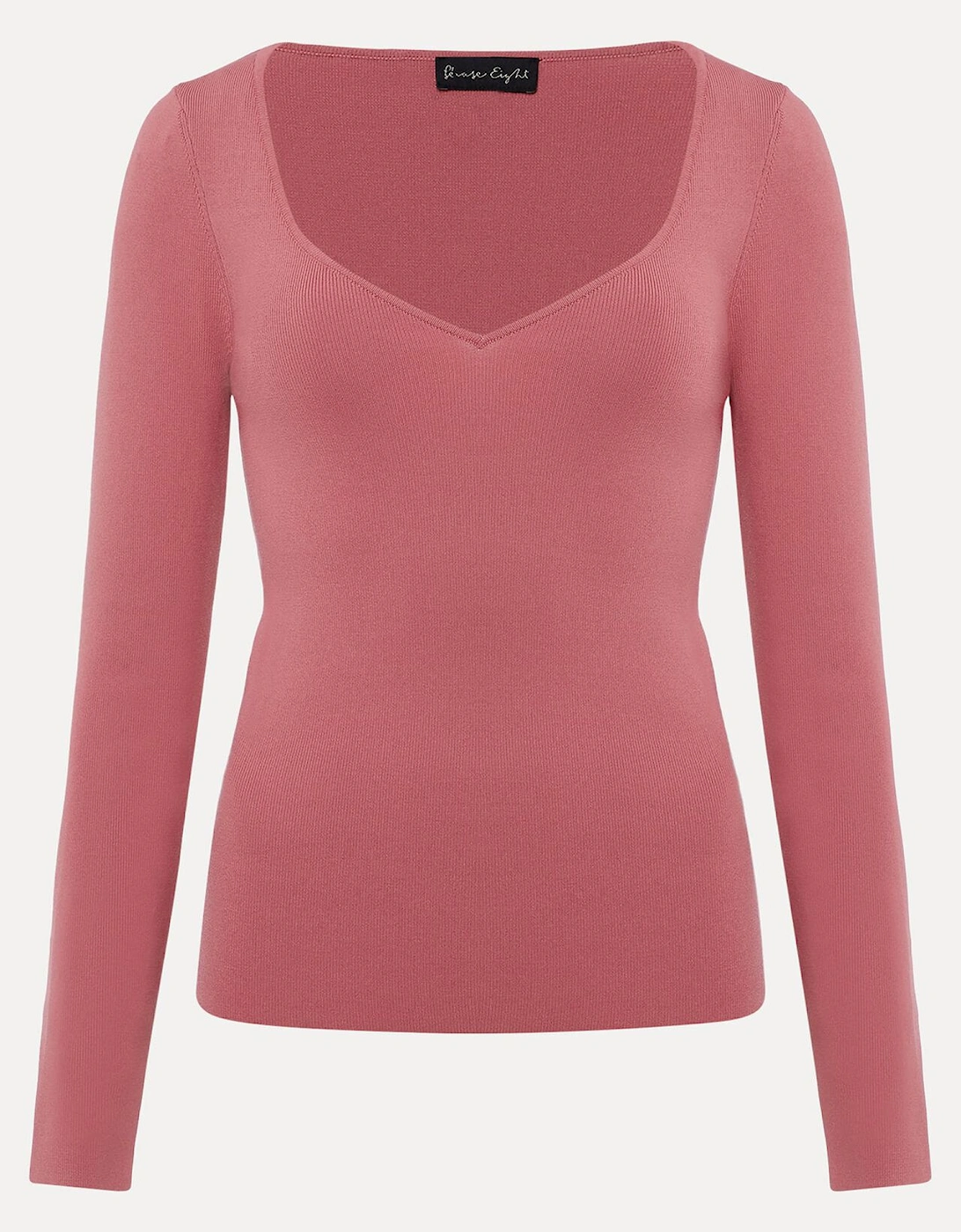 Azura Sweetheart Neck Knit Top