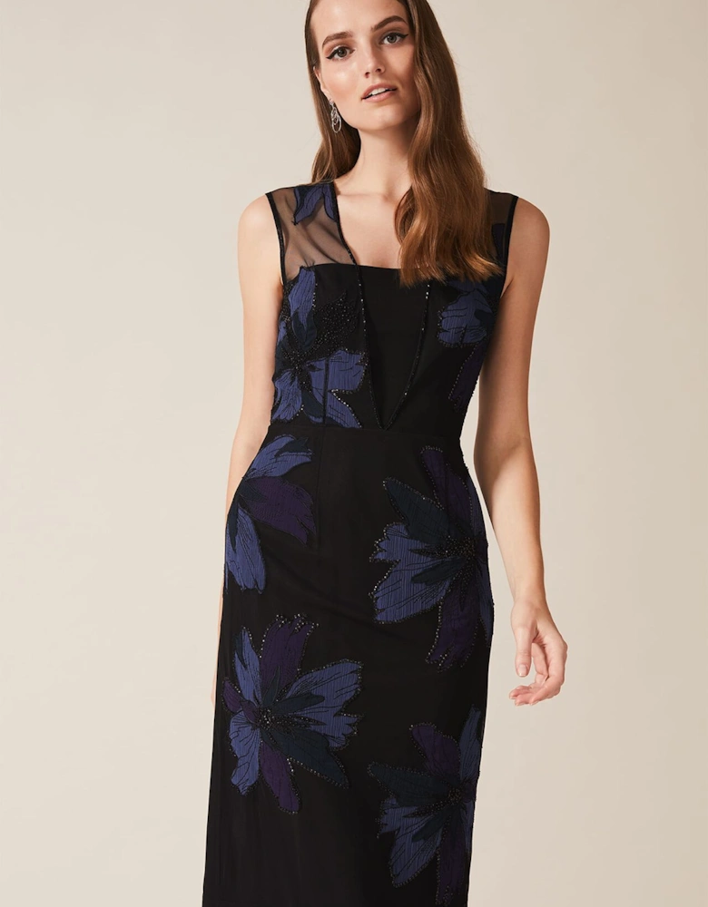 Barbara Applique Floral Dress