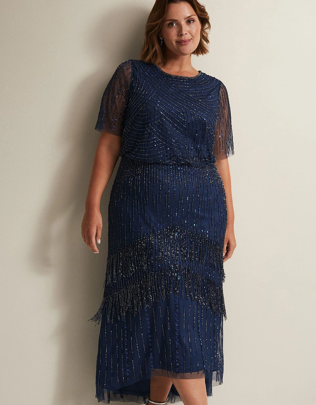 Evadine Beaded Maxi Dress