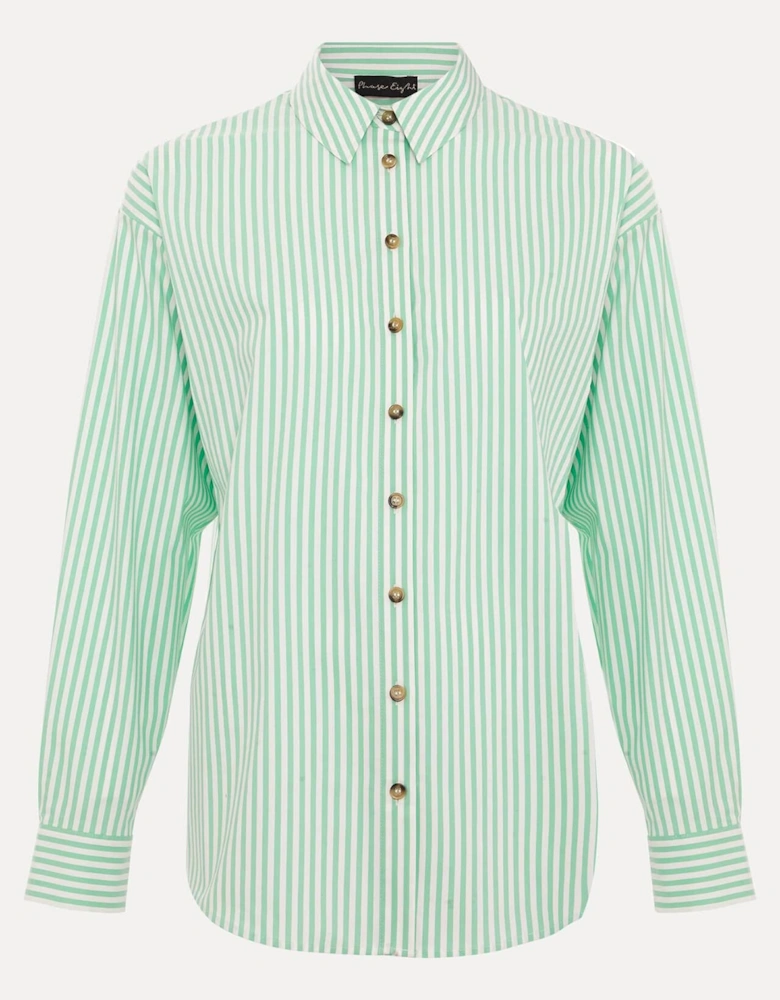 Green Striped Shirt