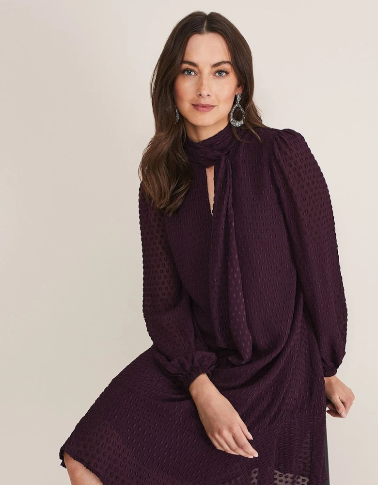 Everly Textured Swing Dress