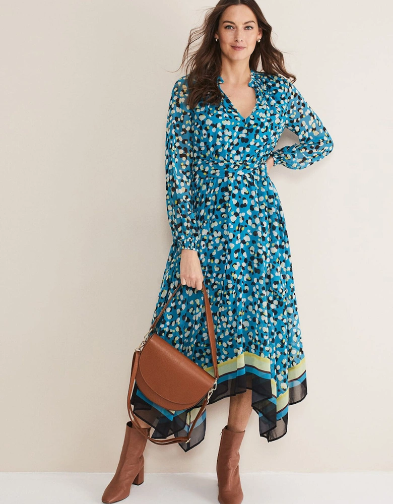 Juno Border Hem Midi Dress