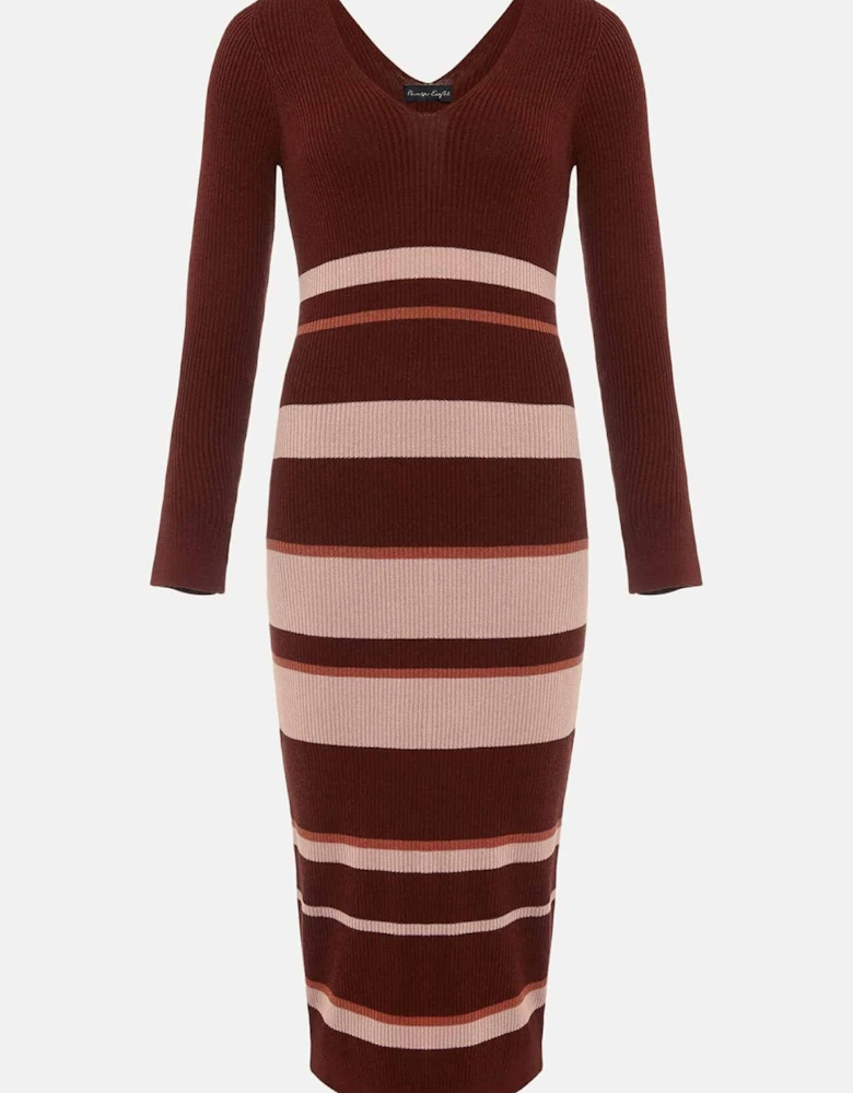 Dani Striped Midi Dress