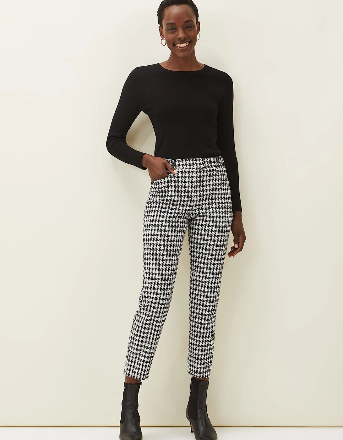 Gigi Dogtooth Trouser