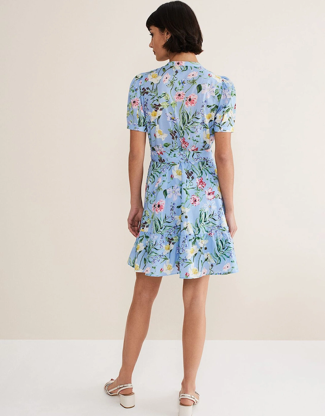 Velma Cotton Floral Mini Dress