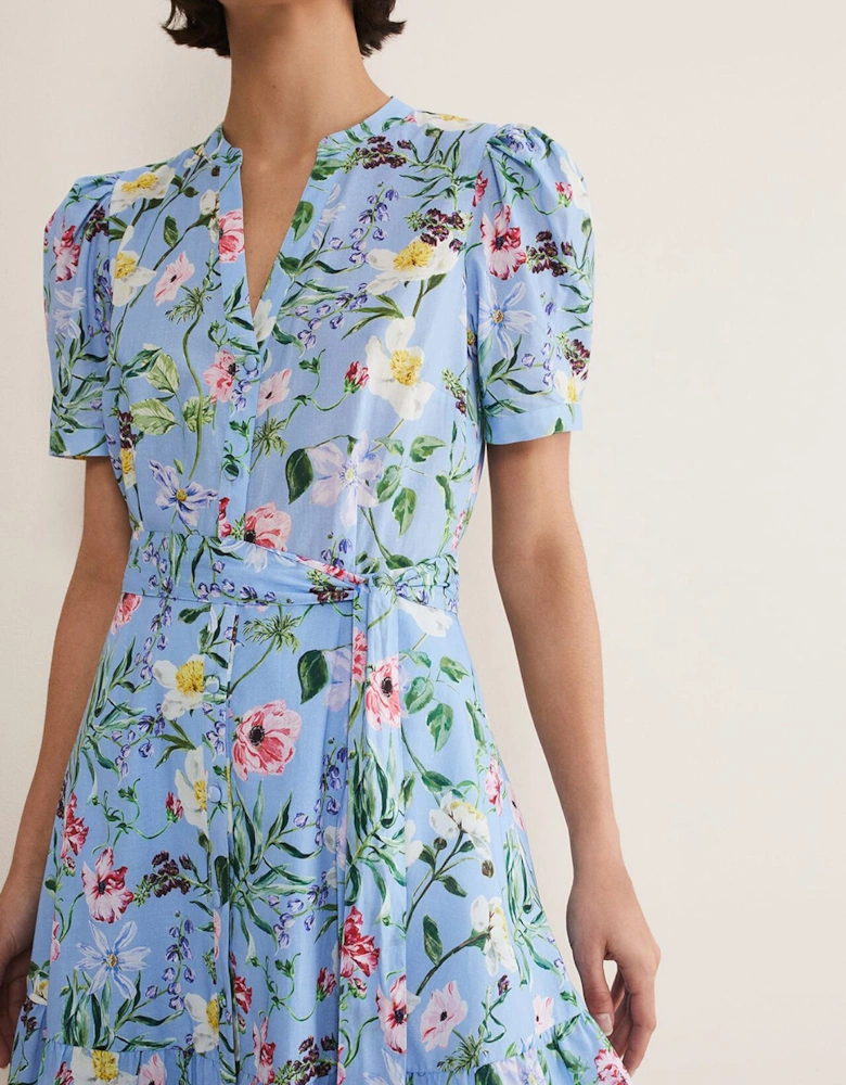 Velma Cotton Floral Mini Dress