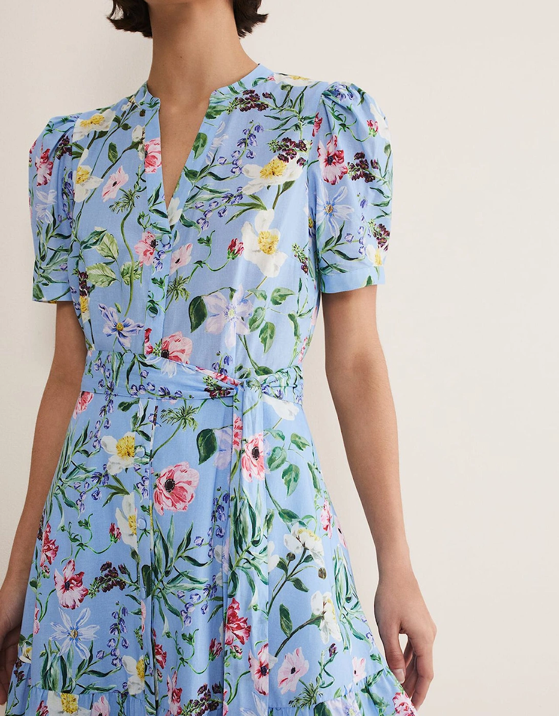 Velma Cotton Floral Mini Dress