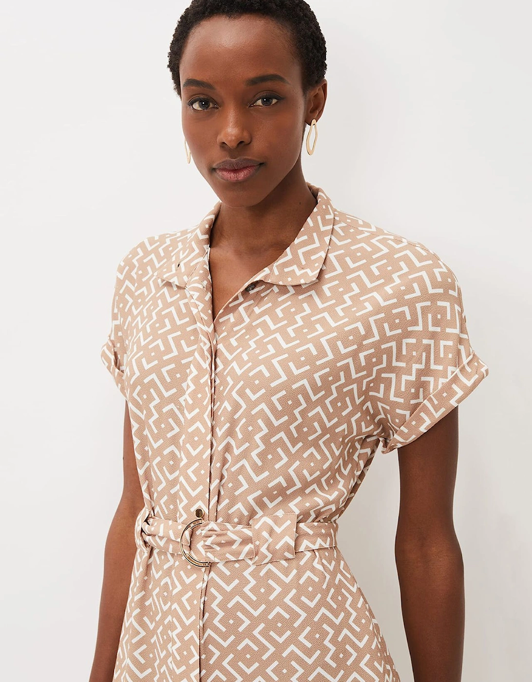 Tilda Geo Shirt Dress