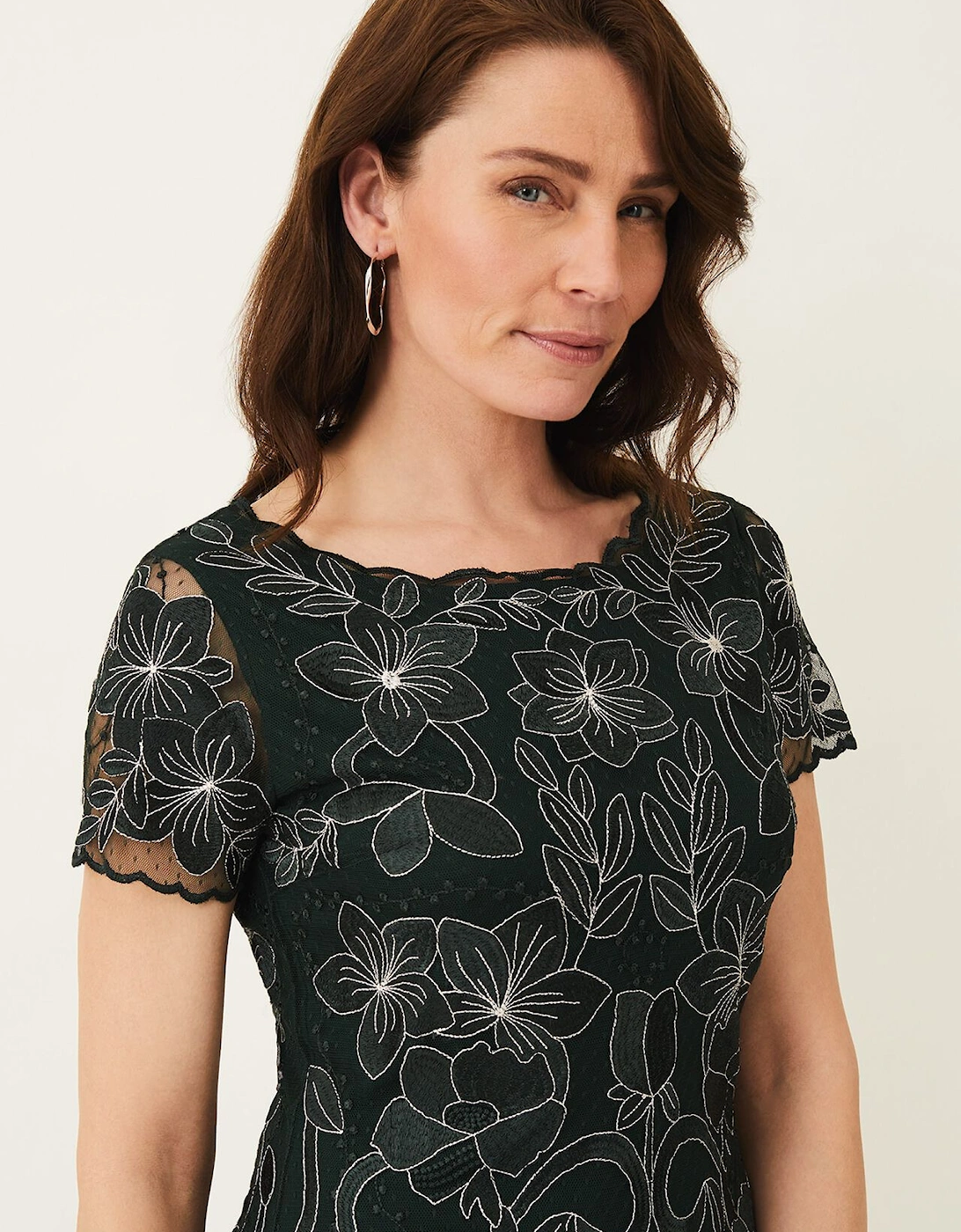 Nessa Embroidered Dress