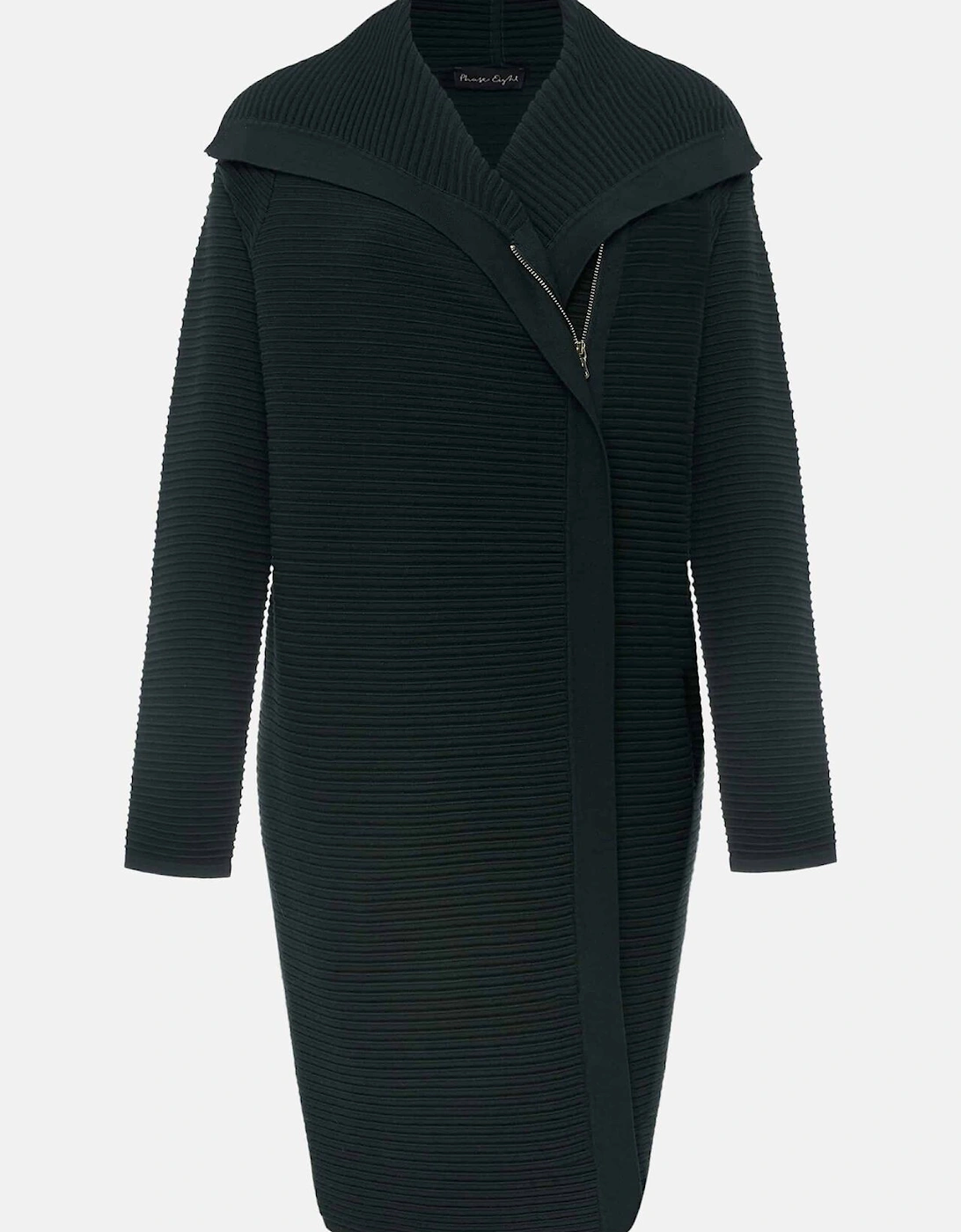 Sophia Ribbed Longline Coat