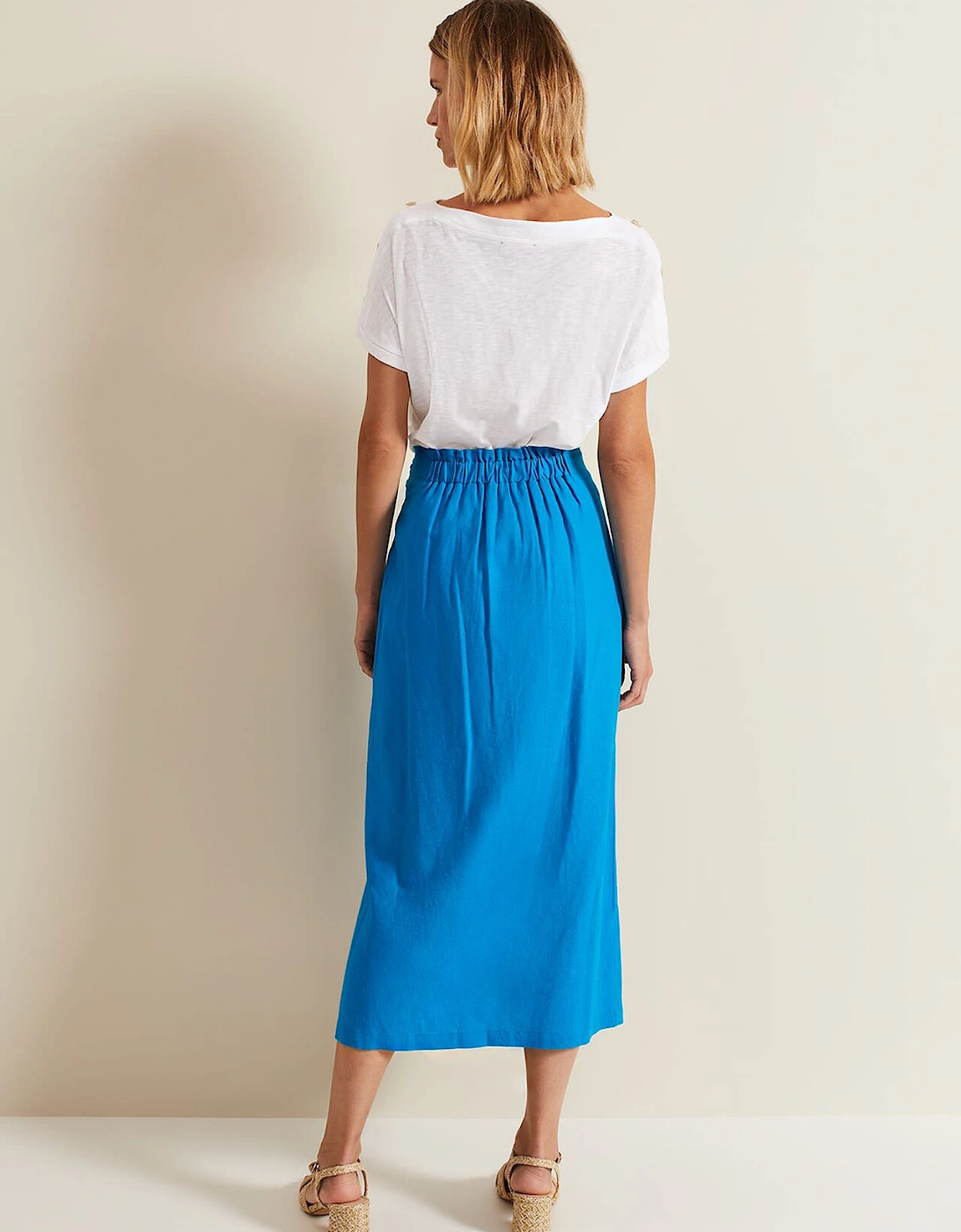 Hayden Linen Wrap Skirt